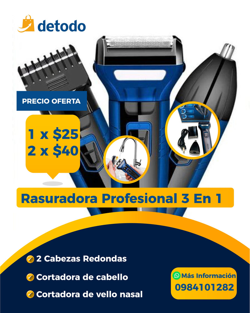 Rasuradora profesional SONAR® 3 en 1